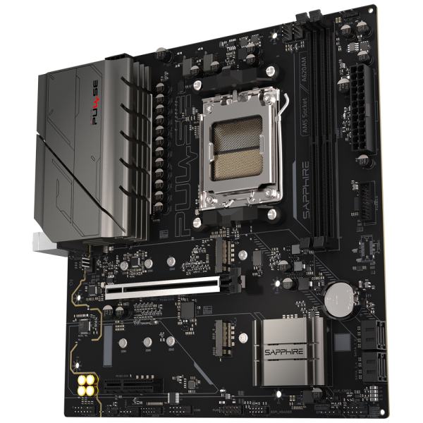 Материнская плата Sapphire A620AM PULSE A620, AM5, 2*DDR5, 1*PCIEx16, 1*PCIEx4, 2*M.2, 4*USB3.2Gen1, 6*USB2.0, 4*SATA3.0, 1G, DP, HDMI, M-ATX, RTL