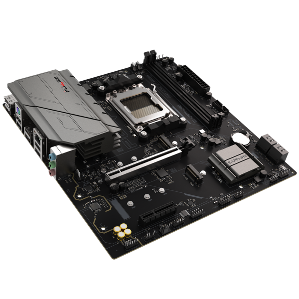 Материнская плата Sapphire A620AM PULSE A620, AM5, 2*DDR5, 1*PCIEx16, 1*PCIEx4, 2*M.2, 4*USB3.2Gen1, 6*USB2.0, 4*SATA3.0, 1G, DP, HDMI, M-ATX, RTL