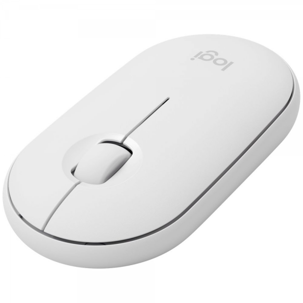 Беспроводная компактная мышь Logitech Pebble M350, off-white