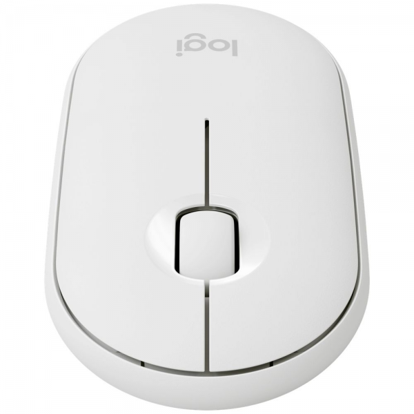 Беспроводная компактная мышь Logitech Pebble M350, off-white