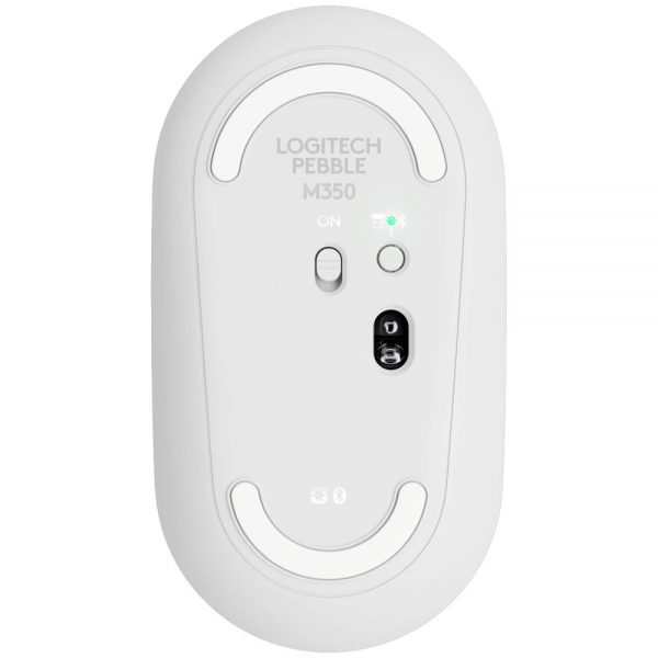 Беспроводная компактная мышь Logitech Pebble M350, off-white