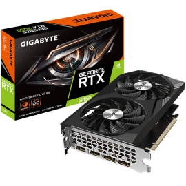 Видеокарта Gigabyte Badpack RTX3050 WINDFORCE OC V2 8GB GDDR6 128bit 2xDP 2xHDMI 2FAN RTL bp