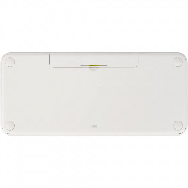 Клавиатура беспроводная Logitech K380, White, Bluetooth, оригинальная заводская РУС гравировка, [920-009589]
