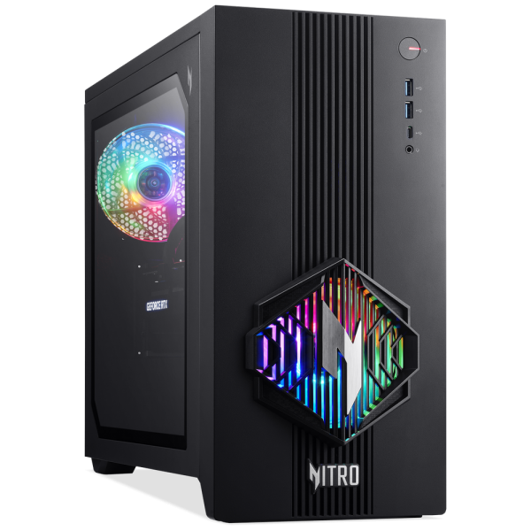 Настольный ПК Acer Nitro 30 N30-100 Intel Core Ultra 7 265F/32Gb/SSD1Tb/RTX5070 12Gb/PSU 850W/NoOS/Black (DG.E5GCD.00L)