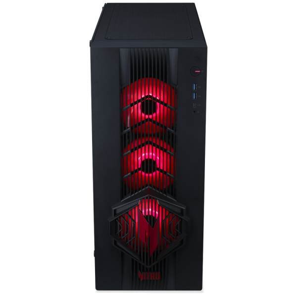 Настольный ПК Acer Nitro 70 N70X3D-100 AMD Ryzen 7 9800X3D/32Gb/SSD1Tb/RTX5080 16Gb/PSU 1200W/NoOS/Black (DG.E5ACD.008)