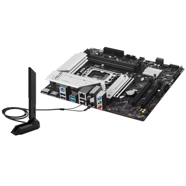 Материнская плата ASUS PRIME B760M-A WIFI II LGA1700 mATX 4xDDR5 3xPCIEx16 2xM.2 DP 2xHDMI 2.5GLAN Wi-Fi 6
