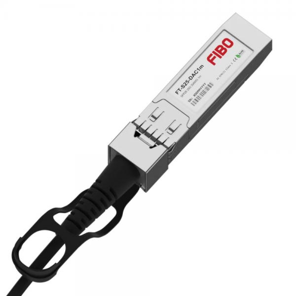 Кабель FIBO FT-S25-DAC1m SFP28 DAC модуль, медный кабель Belden, 1 метр