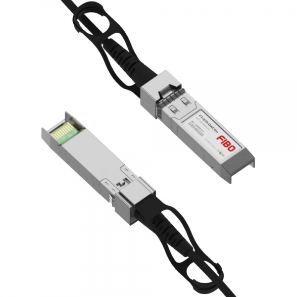 Кабель FIBO FT-S10-DAC5m-30, DAC Copper cable, 10G, SFP+ -to- SFP+, 30AWG витая пара, 5M