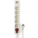 Сетевой фильтр Гарнизон ECL-5-U2-W-1.8 белый, 2 розетки USB A (12 Вт Max), 5 розеток Schuko (евро), 10А, 1,8м, ур.защиты 4, пакет