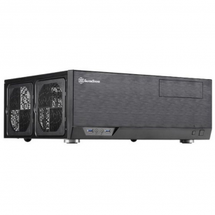 Корпус для ПК Silverstone Bad Pack SST-GD09B Grandia HTPC ATX Computer Case, Silent High Airflow Performance, black  (221280) bp