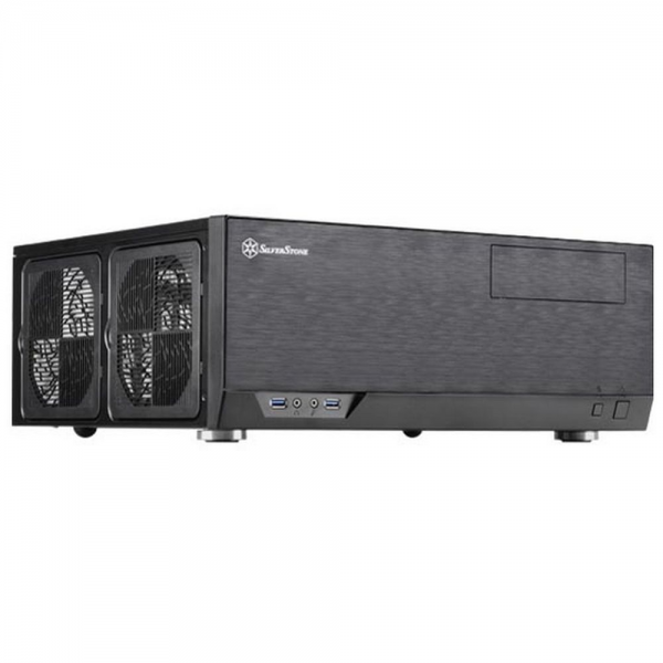 Корпус для ПК Silverstone Bad Pack SST-GD09B Grandia HTPC ATX Computer Case, Silent High Airflow Performance, black  (221280) bp