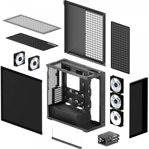 Корпус для ПК Arctic Cooling Bad Pack ARCTIC Xtender (Mirror  Black) арт. ACPCC00018A
