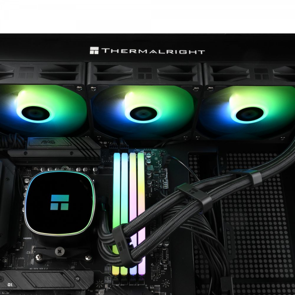Жидкостная система охлаждения Thermalright Вентилятор Cooler Thermalright Frozen Horizon 360 Black Argb V2 all Intel/AMD