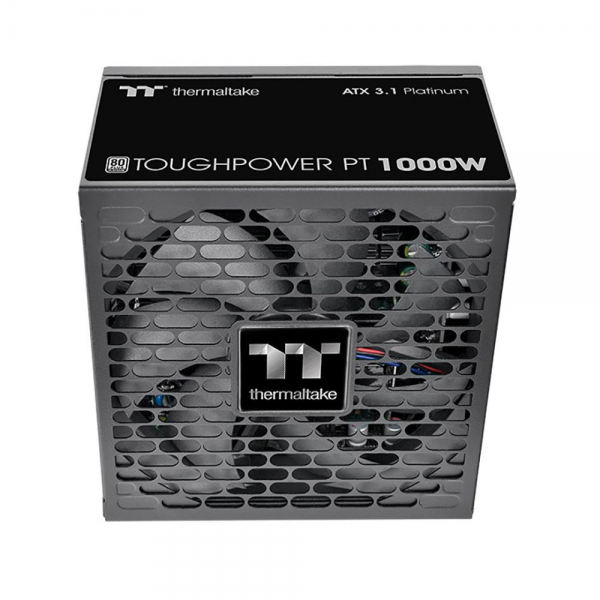 Блок питания Thermaltake Toughpower PT/1000W/Fully Modular Non Light/Full Range/Analog/80 Plus Platinum/EU/100% JP CAP/Etched Cables/ATX 3.1