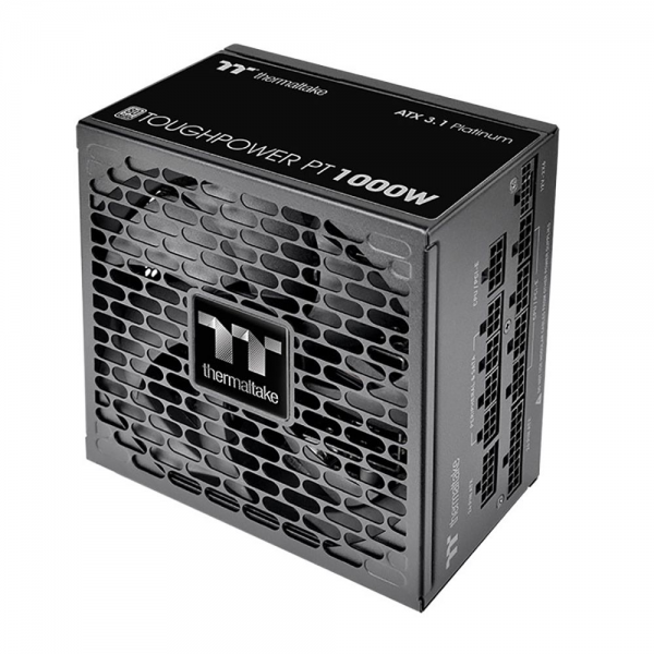 Блок питания Thermaltake Toughpower PT/1000W/Fully Modular Non Light/Full Range/Analog/80 Plus Platinum/EU/100% JP CAP/Etched Cables/ATX 3.1