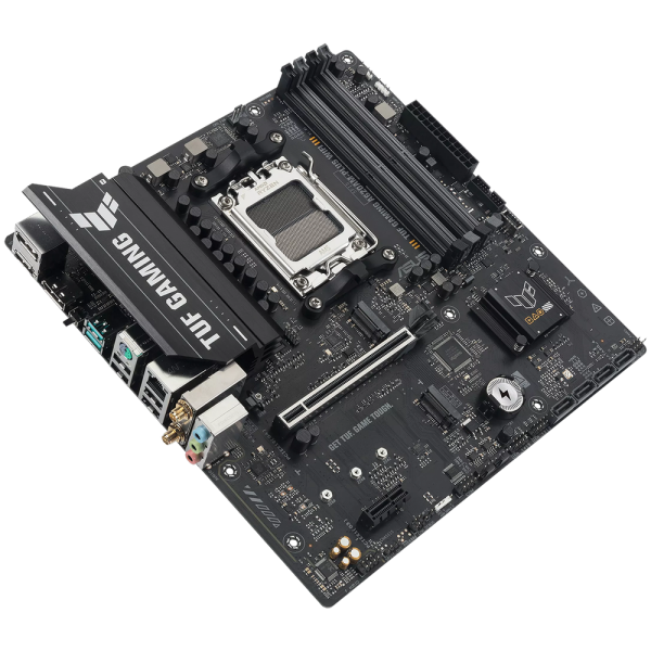 Материнская плата ASUS TUF GAMING A620AM-PLUS WIFI AM5 mATX 4xDDR4 PCIEx16 2xPCIEx1 2xM.2 2xDP HDMI 2.5GLAN WIFI 6