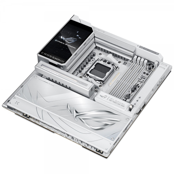 Материнская плата ASUS ROG CROSSHAIR X870E GLACIAL AM5 E-ATX 4xDDR5 2xPCIEx16 2xM.2 2xUSB-C 2x10GLAN WiFi 7