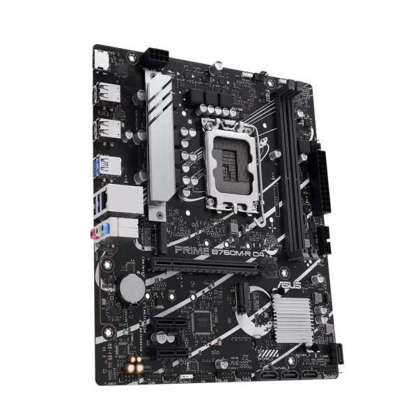Материнская плата ASUS PRIME B760M-R D4 LGA1700 mATX 2xDDR4 PCIEx16 2xPCIEx1 2xM.2 HDMI 2.5GLAN