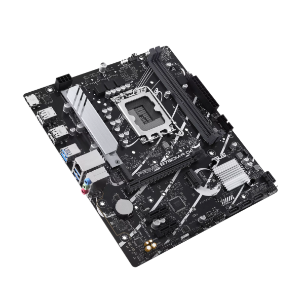 Материнская плата ASUS PRIME B760M-R D4 LGA1700 mATX 2xDDR4 PCIEx16 2xPCIEx1 2xM.2 HDMI 2.5GLAN