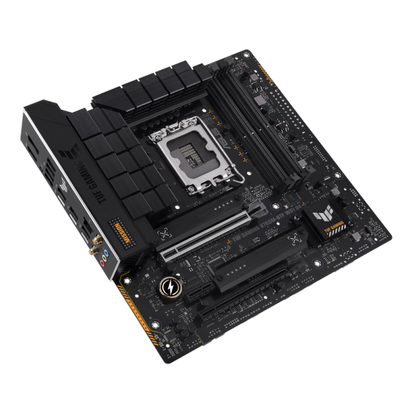 Материнская плата ASUS TUF GAMING B760M-BTF WIFI D4 LGA1700 mATX 4xDDR4 2xPCIEx16 PCIEx1 3xM.2 DP HDMI 2.5GLAN WiFi 6