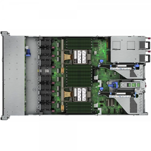Платформа системного блока с ЦПУ HPE ProLiant DL360 Gen11 8SFF/ Intel Xeon-Silver 4510x2/32GBx2 / MR408i-o Gen11 x8 Lanes 4GB Cache OCP SPDM Storage Controller/ 96W Smart Storage Lithium-ion Battery/Intel I350-T4 Ethernet 1Gb 4-port BASE-T OCP3 Adapter/ i