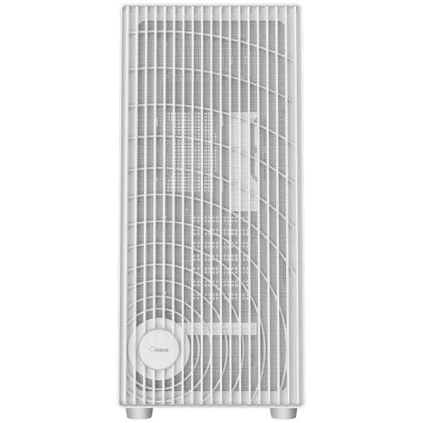 Корпус для ПК Ocypus Gamma-C70-WHG000XX-GL Case Gamma C70 WH ATX / win / white / no PSU / Tempered Glass