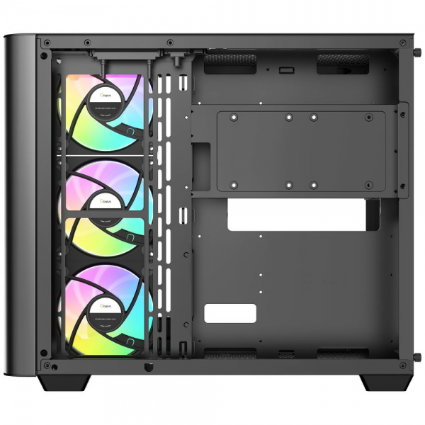 Корпус для ПК Ocypus Iota-C70-BKD400CD-GL Case Iota C70 BK Curve ARGB Digital ATX / win / black /