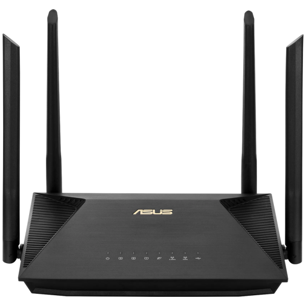 Маршрутизатор ASUS RT-AX1800U WiFi 6 3х1G USB 1201+574Mbps 5GHz/2.4GHz