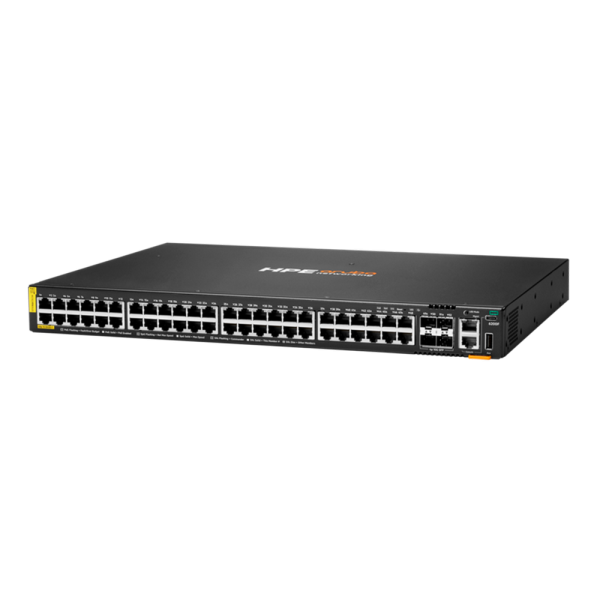Коммутатор JL728B HPE Aruba Networking CX 6200F 48G Class 4 PoE 4SFP+ 740W Managed L3 Switch