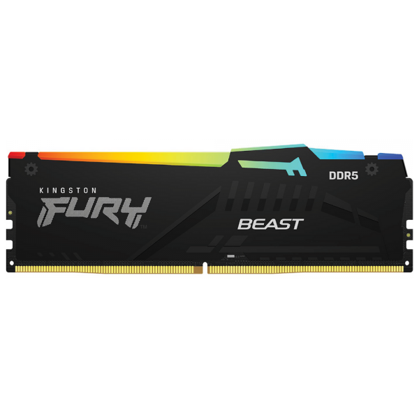 Модуль памяти Kingston 32GB DDR5 5200 DIMM FURY Beast Black RGB KF552C40BB2A-32