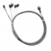 Кабель DiliVing DLHS36-0439  HDmSAS (SFF8643) -to- 4*SATA +SideBand, metall lockers, SAS2.1 (6G), 75cm