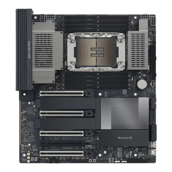 Материнская плата ASUS PRO WS W890-SAGE LGA4710 EEB 8xDDR5 7xPCIEx16