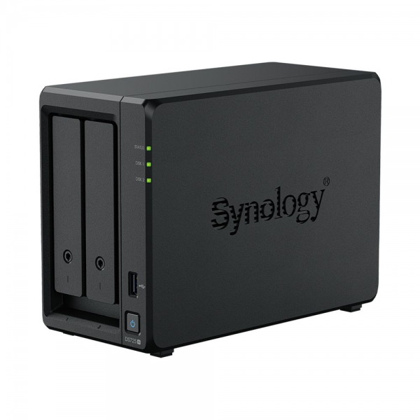 Платформа СХД Synology DS725+ 2 Bay 2xM.2 2.5GLAN 1GLAN 2GB (Max.32GB) DDR4 2xUSB