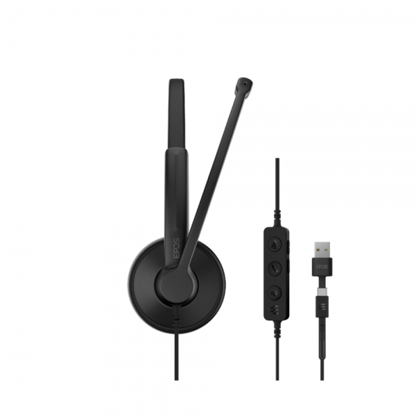 Проводная гарнитура EPOS IMPACT 100 UCMono USB C/A adapter (PN: 1001419)