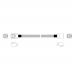 Кабель Miradeed  MD-6715029, HDmSAS SFF8643 -to- HDmSAS SFF8643 + SideBand , SAS 3.0 (12G), 85 Ohm, 60cm