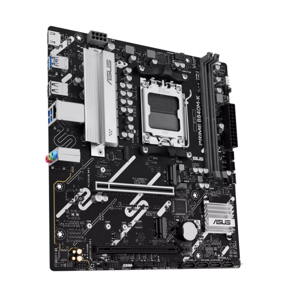 Материнская плата ASUS PRIME B840M-K AM5 mATX 2xDDR5 2xPCIEx16 2xM.2 HDMI 2.5GLAN