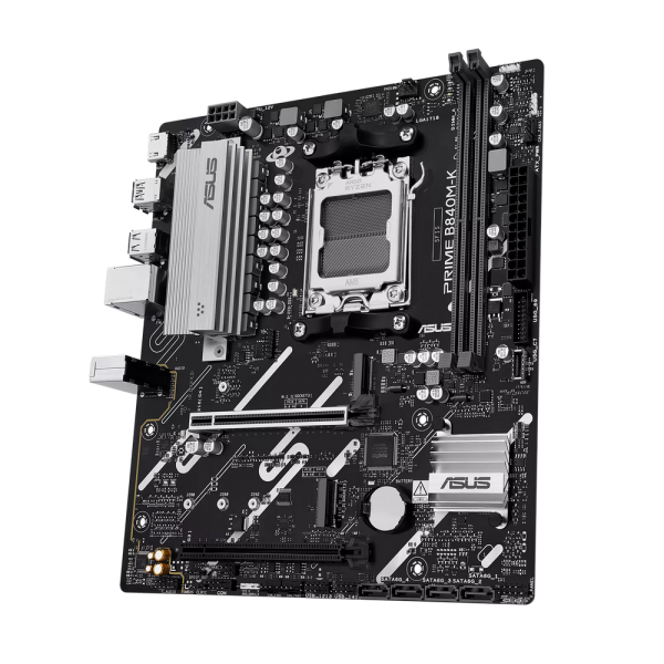 Материнская плата ASUS PRIME B840M-K AM5 mATX 2xDDR5 2xPCIEx16 2xM.2 HDMI 2.5GLAN