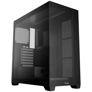 Корпус Case Ocypus Gamma C72 BK ATX / win / black / no PSU / Tempered Glass