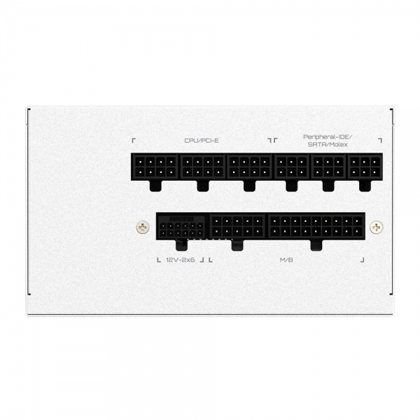 Блок питания ПК Gigabyte UD1000GM PG5 ICE 1000W, 80Plus, Gold, Полностью модульный, White colour