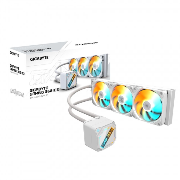Жидкостная система охлаждения GIGABYTE Gaming GME 360I 3 x 120mm ARGB Fan, LGA 1200, LGA 1700, LGA 1851, AM5, AM4