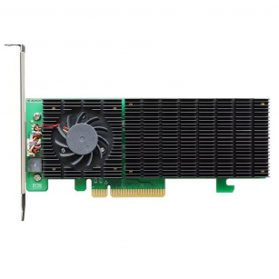 Плата расширения HighPoint SSD7202,   PCIe 3.0 x8, Ports: 2x M.2 (2242/2260/2280), Board: LowProfile, Bootable, RAID: 0, 1