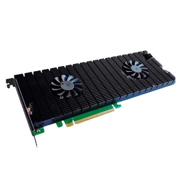 Плата расширения HighPoint Rocket 1508,  PCIe 4.0 x16, Ports: 8x M.2 (2242/2260/2280), Board: Full Height, Full Length,   ADD IN CARD