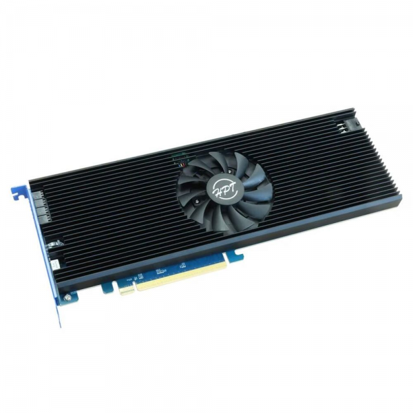 Плата расширения HighPoint Rocket 1608A,  PCIe 5.0 x16, Ports: 8x M.2 (2242/2260/2280), Board: Full Height, Full Length,   ADD IN CARD