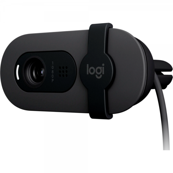 Веб-камера Logitech Brio 90 графитовый 960-001581