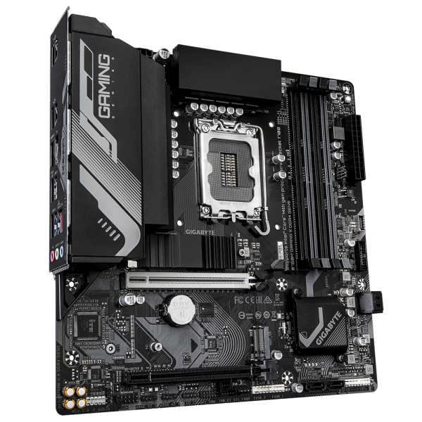 Материнская плата Gigabyte B760M GAMING X DDR4 GEN5 B760, LGA1700, 4xDDR4, 2*PCI-Ex16, 2*M.2, 1*Type-C, 5*USB3.2Gen1, 9*USB2.0, 4*SATA3.0, 2.5G, DP, HDMI, ATX, RTL