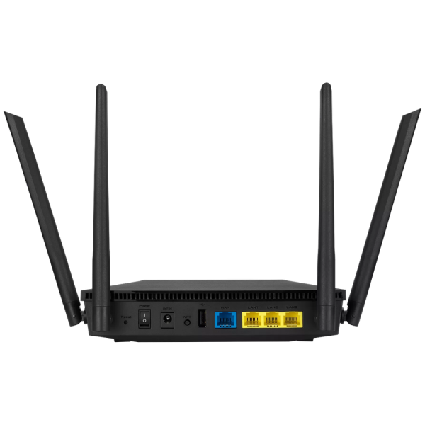 Маршрутизатор ASUS RT-AX1800U WiFi 6 3x1G USB 1201+574Mbps 5GHz/2.4GHz