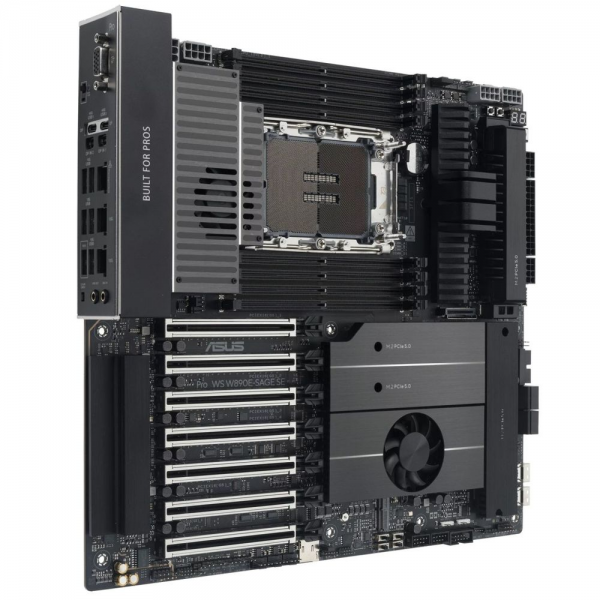 Материнская плата ASUS PRO WS W890E-SAGE SE LGA4710-2 EEB 8xDDR5 7xPCIEx16 4xM.2 2xUSB-C 2xmini DP 2x10GLAN