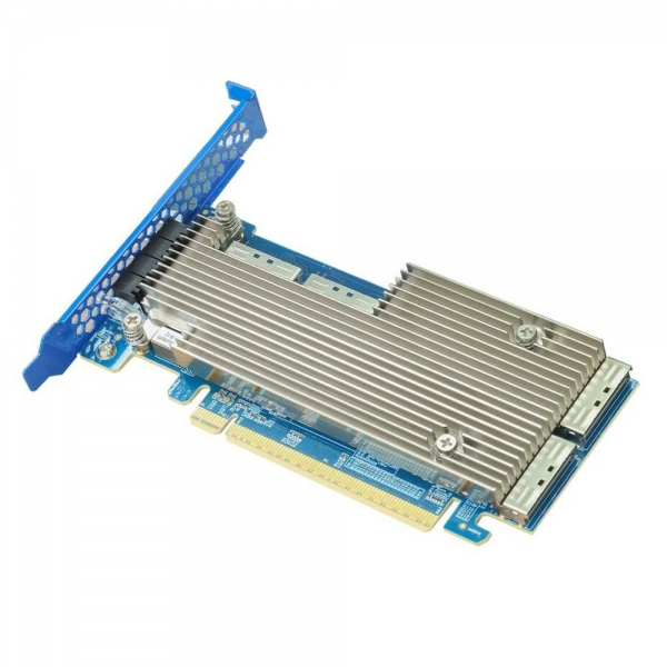 HBA-адаптер HighPoint Rocket 1628A,  PCIe 5.0 x16, Ports: 4x MCIO x8, LP