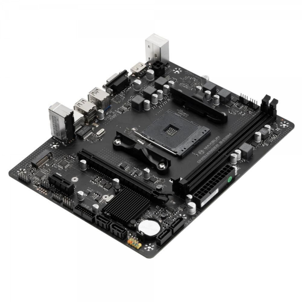 Материнская плата Maxsun MS-Challenger B450M AM4, B450, 2xDDR4, 1*PCIEx16, 1*PCIEx1, 1*M.2, 4*USB3.2Gen1, 4*USB2.0, 4*SATA3.0, 1G, VGA, HDMI, M-ATX, RTL