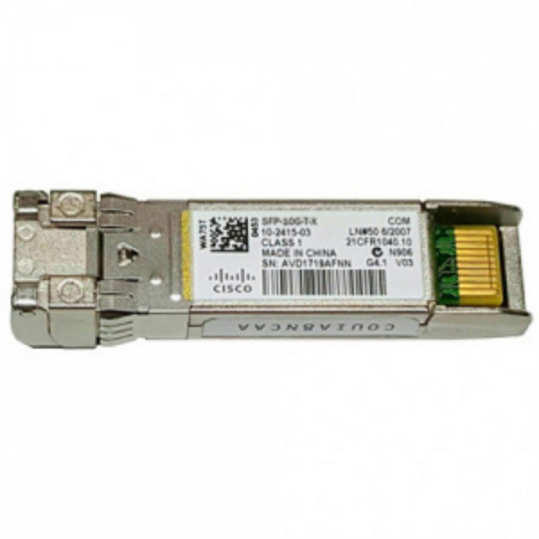 Трансивер CISCO 100M/1G/10GBASE-T SFP+ to RJ-45 module for Category 6A/7 cables up to 30m, Enterprise-Class